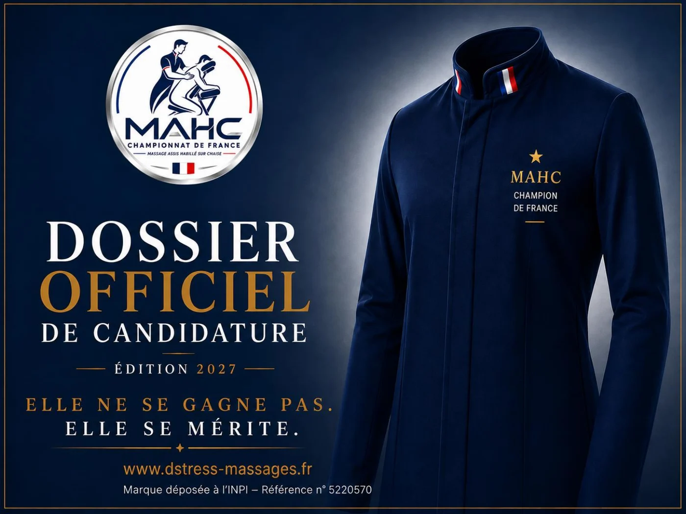 Couverture du dossier officiel de candidature 2027 au Championnat de France MAHC