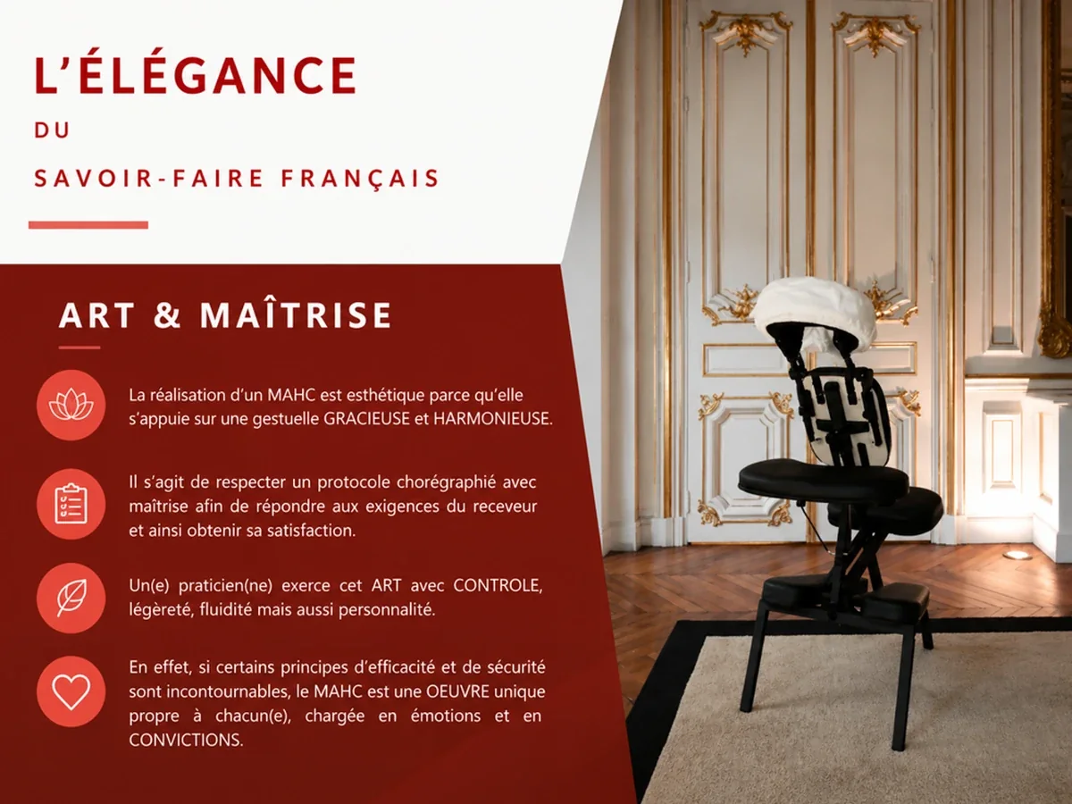 Formation à la technique du massage assis et habillé