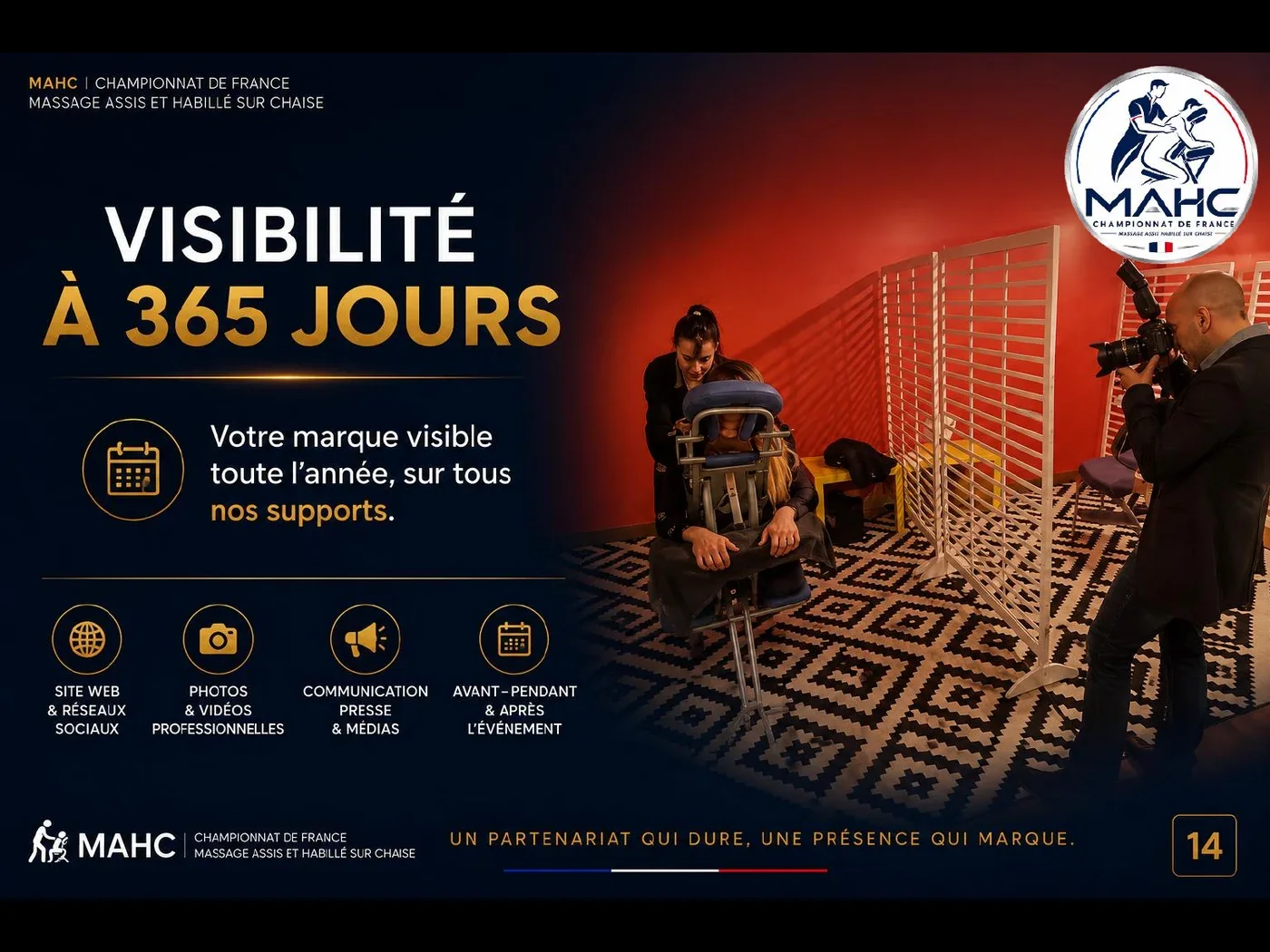 Visibilité du partenaire pendant 365 jours