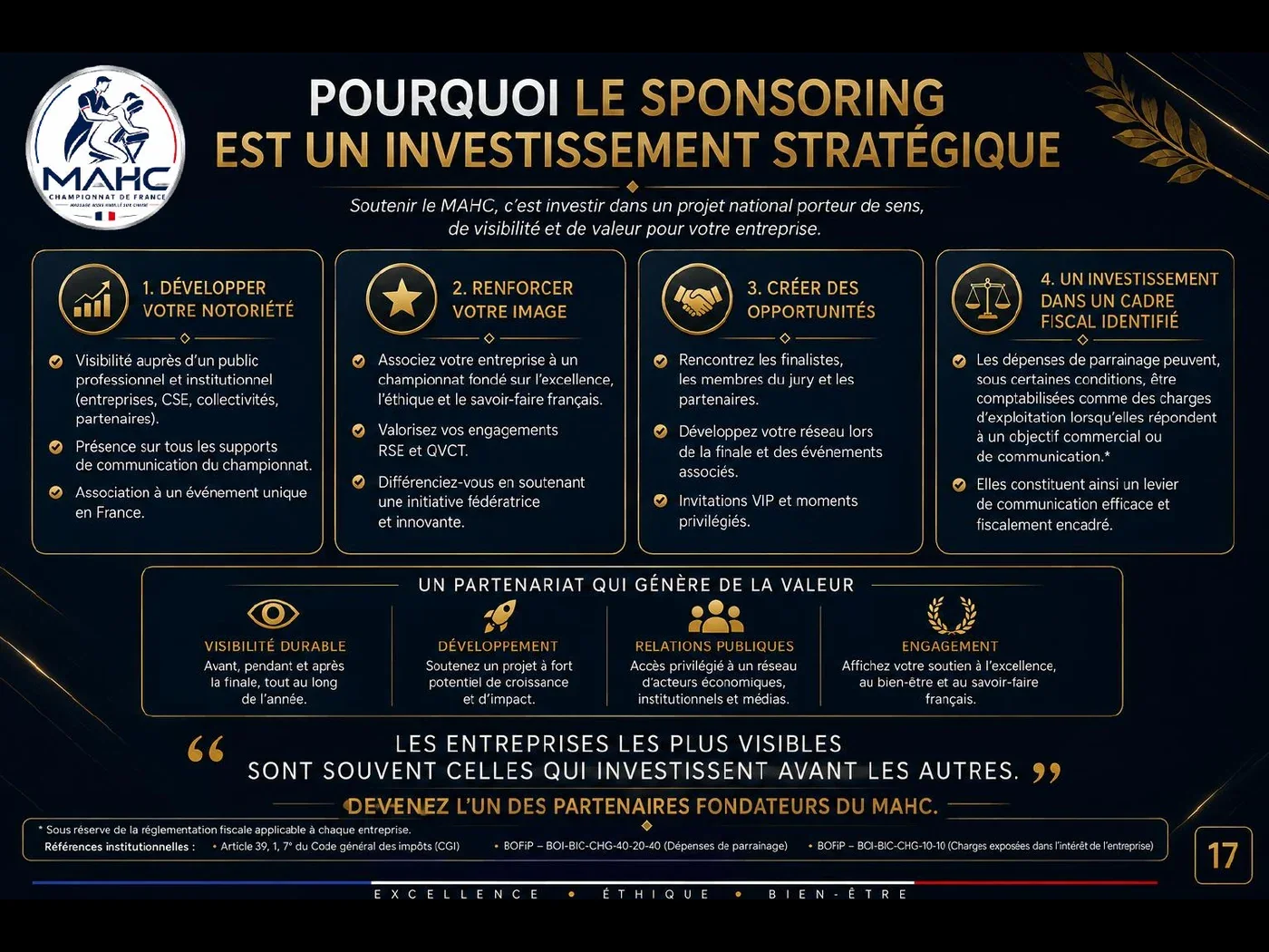 Le sponsoring comme investissement stratégique